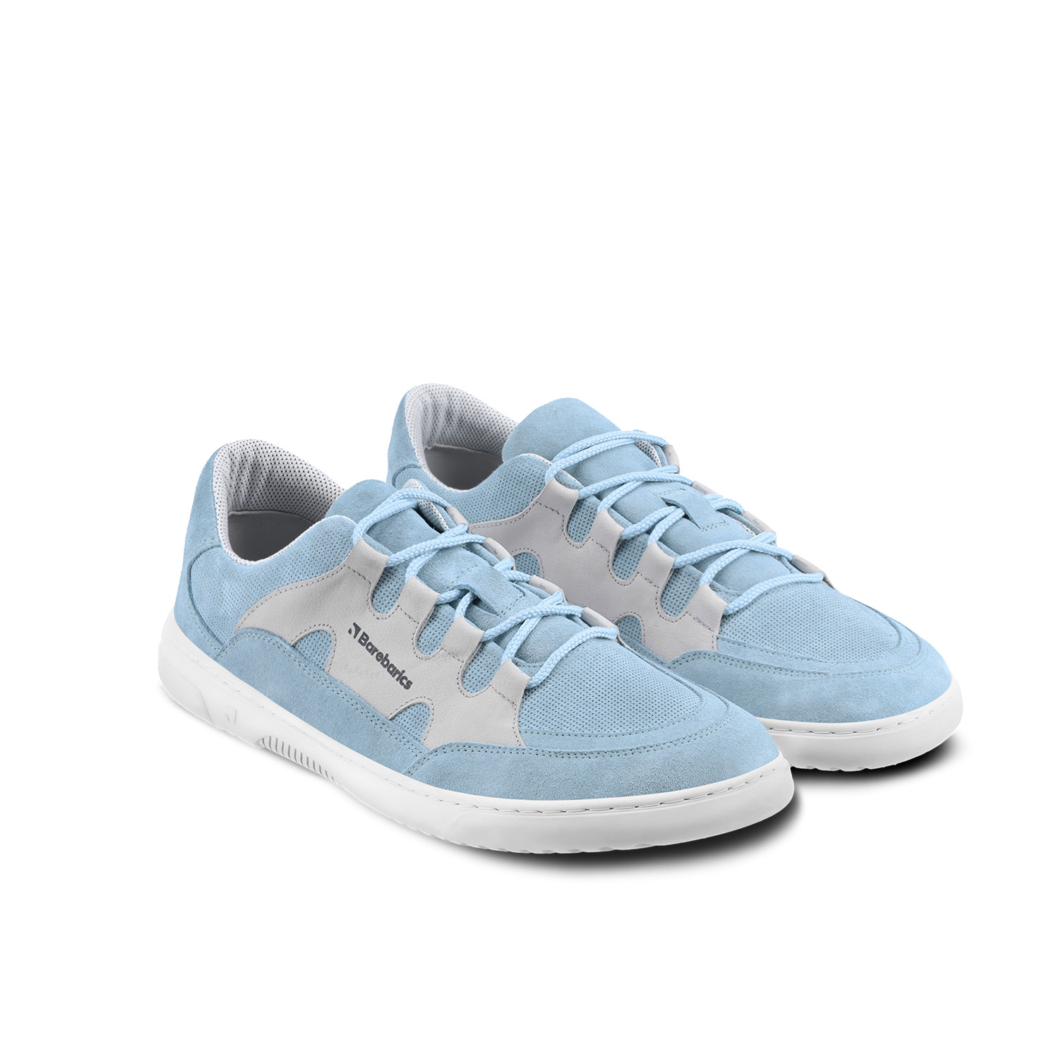 Barefoot tenisky Barebarics Evo - Light Blue & White