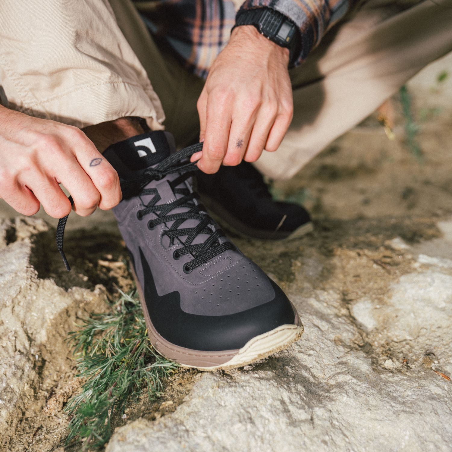 Barefoot topánky Barebarics Trekker - Dark Grey
