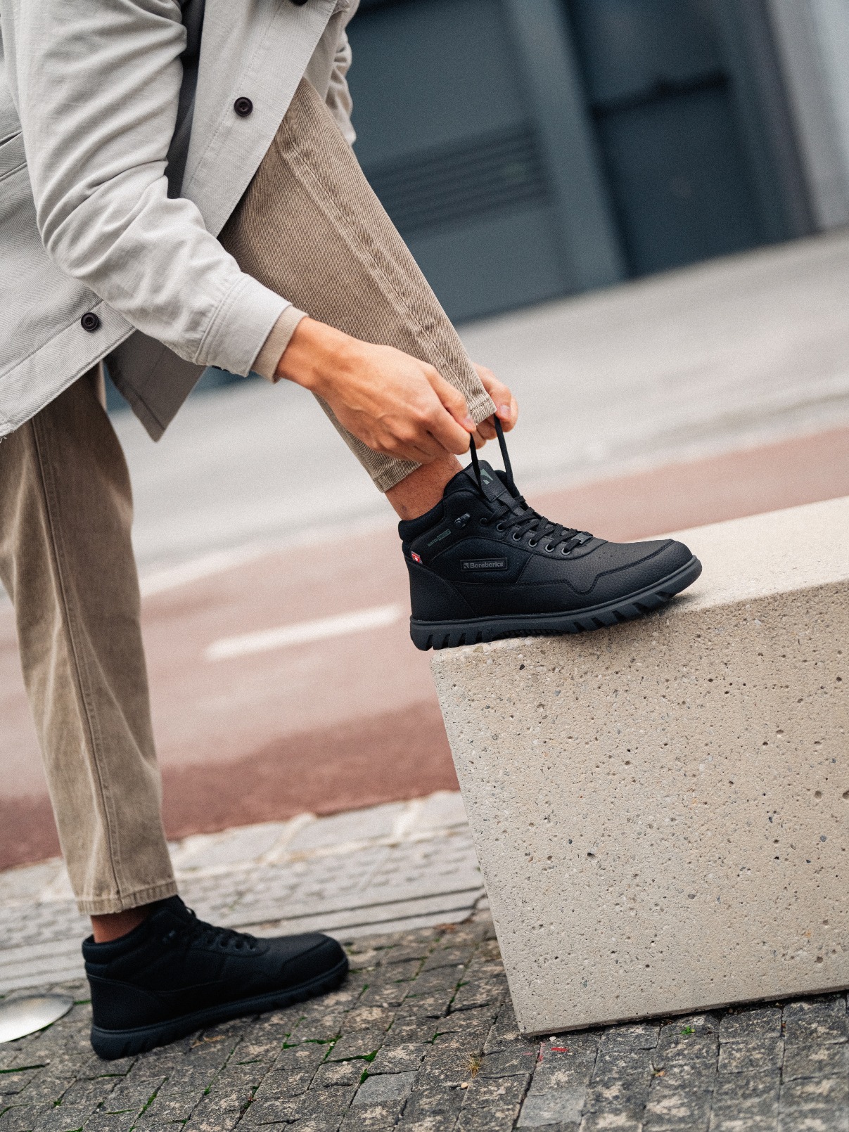 Barefoot topánky Barebarics UrbanEdge - All Black