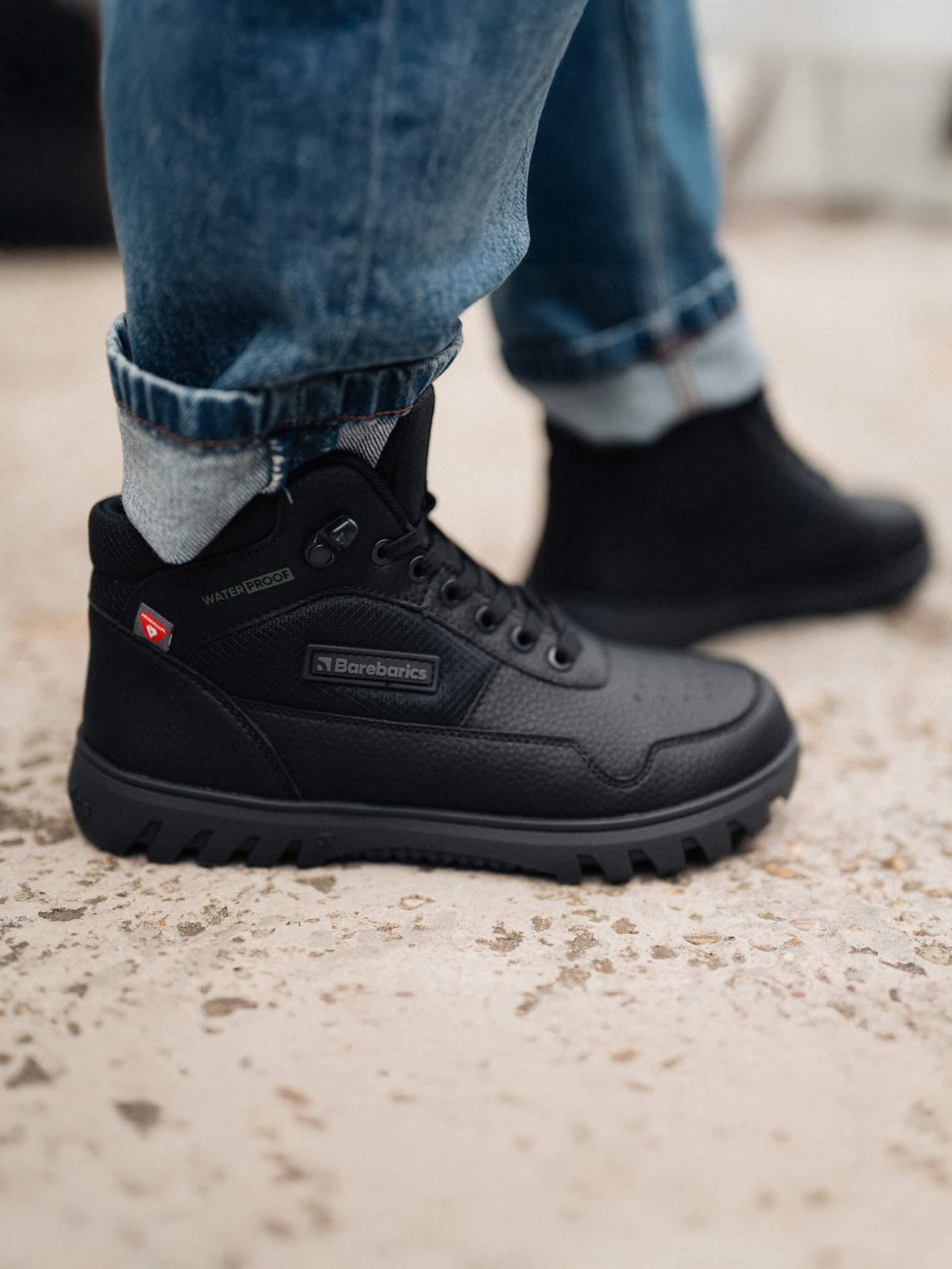 Barefoot topánky Barebarics UrbanEdge - All Black