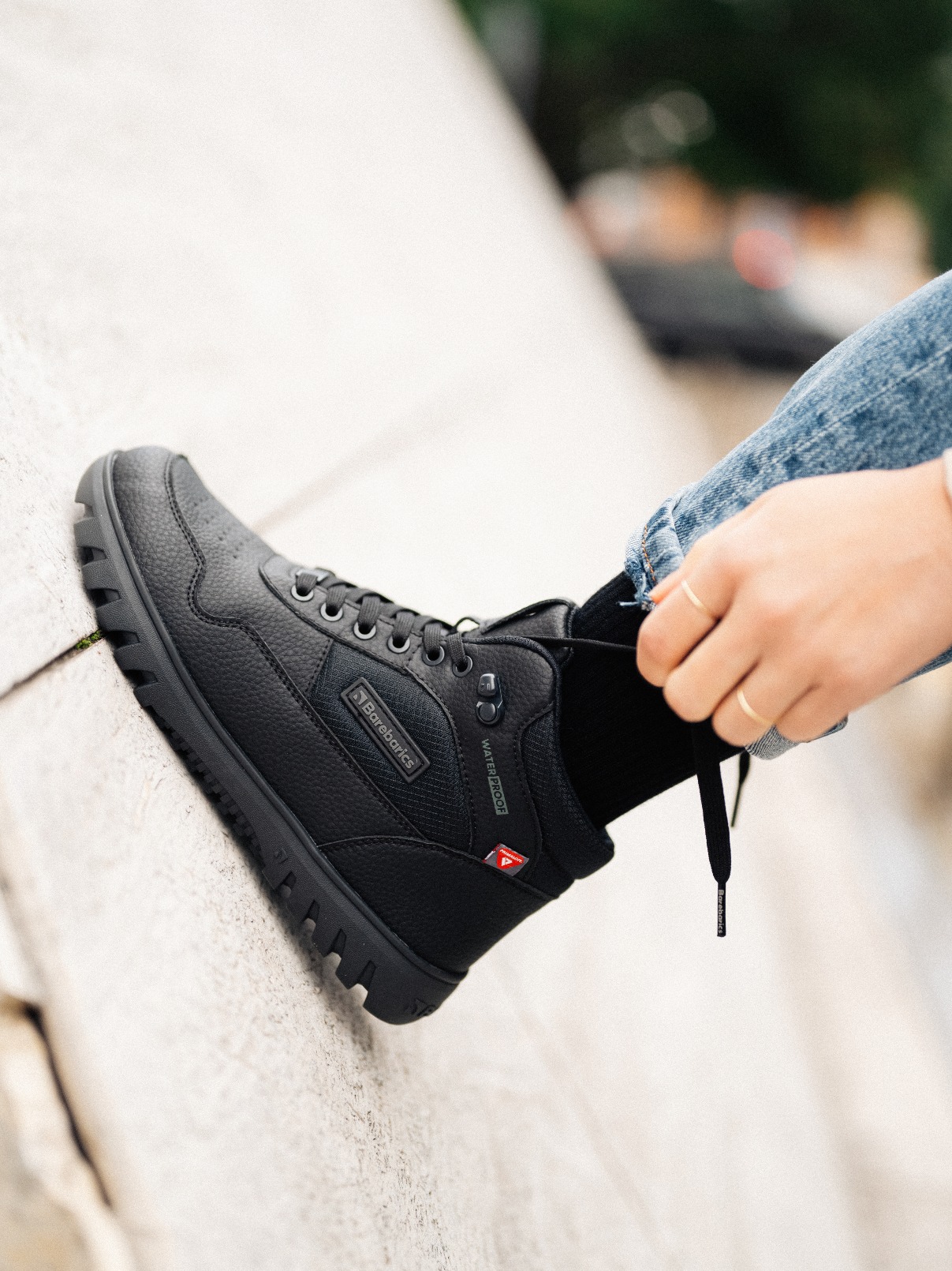 Barefoot topánky Barebarics UrbanEdge - All Black