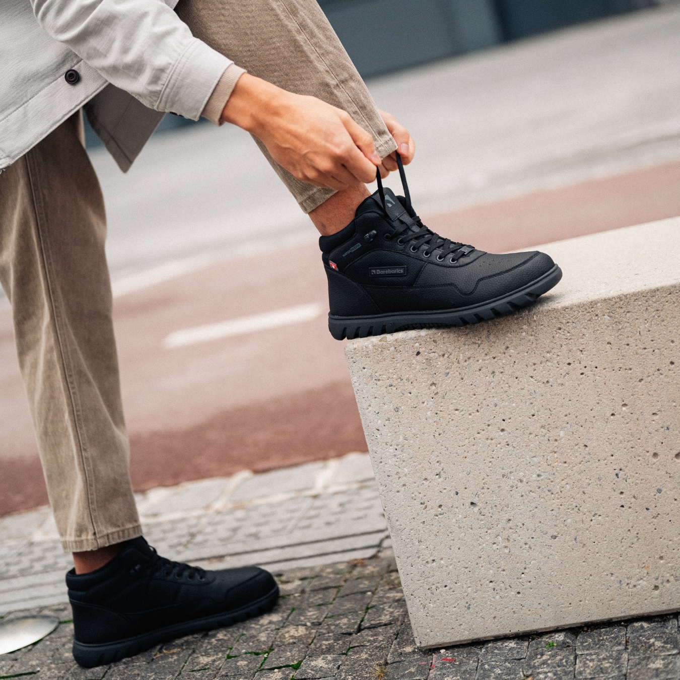Barefoot topánky Barebarics UrbanEdge - All Black