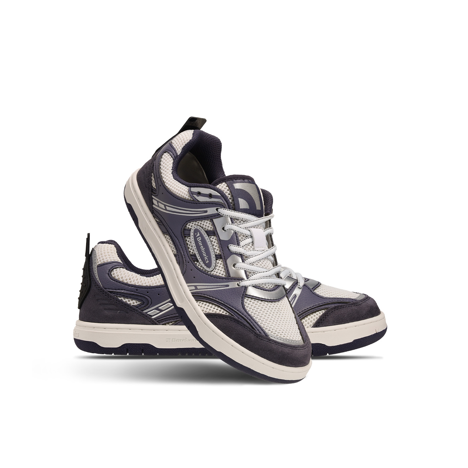 Barefoot tenisky Barebarics Dropsta - Blue & Silver