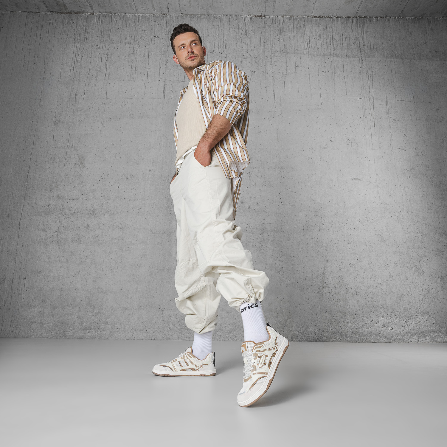 Barefoot tenisky Barebarics Dropsta - Beige