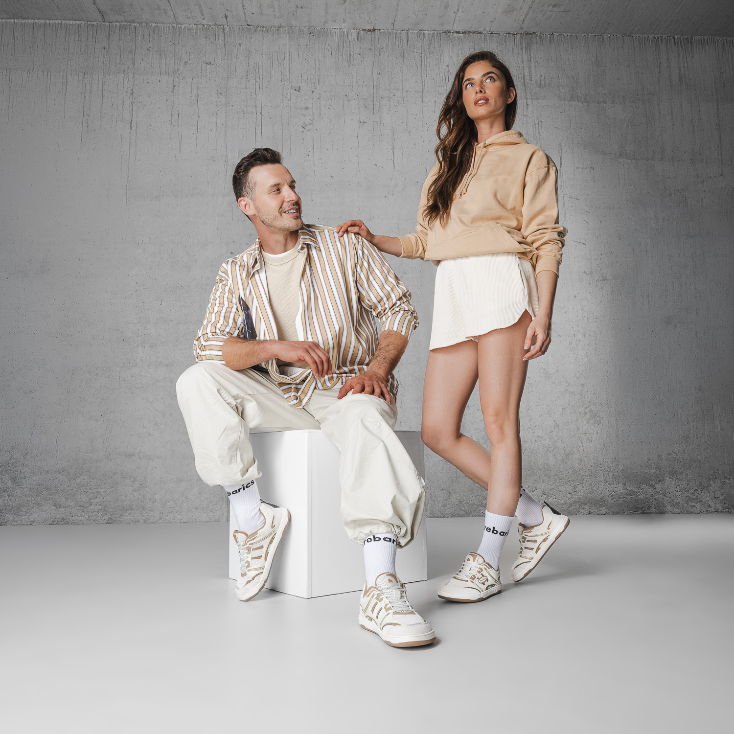Barefoot tenisky Barebarics Dropsta - Beige
