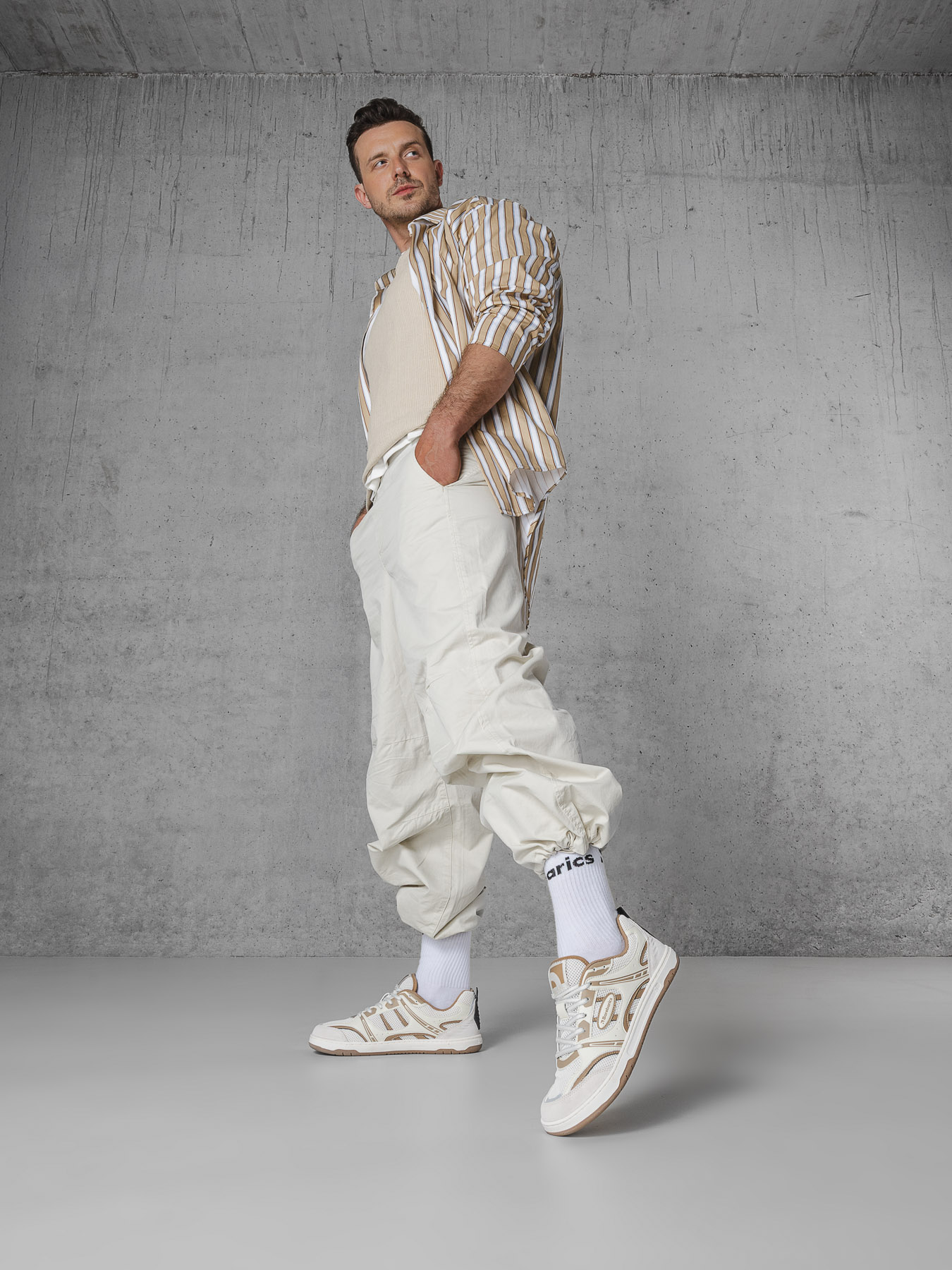Barefoot tenisky Barebarics Dropsta - Beige